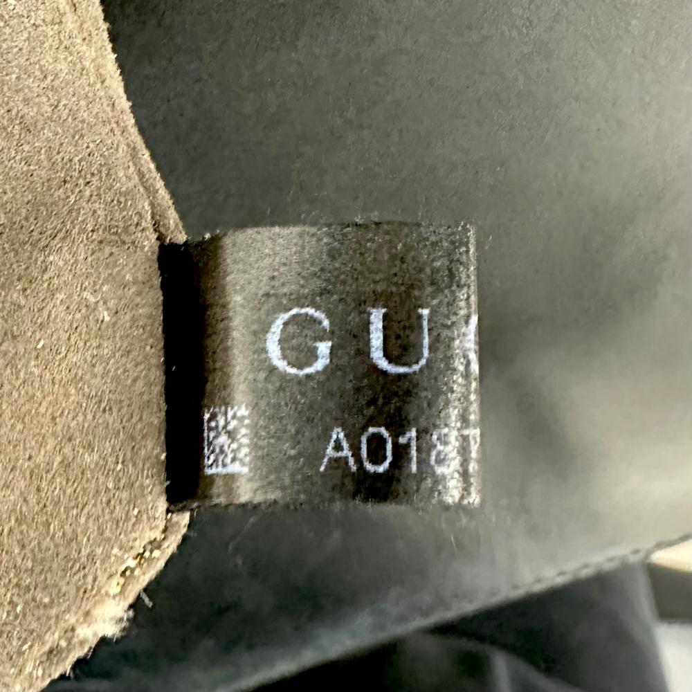 GUCCI グッチ ショルダーバッグ GGスプリーム メッセンジャーバッグ 406367 GGスプリームキャンバス ブラック 黒 シルバー金具 メンズ【中古品】