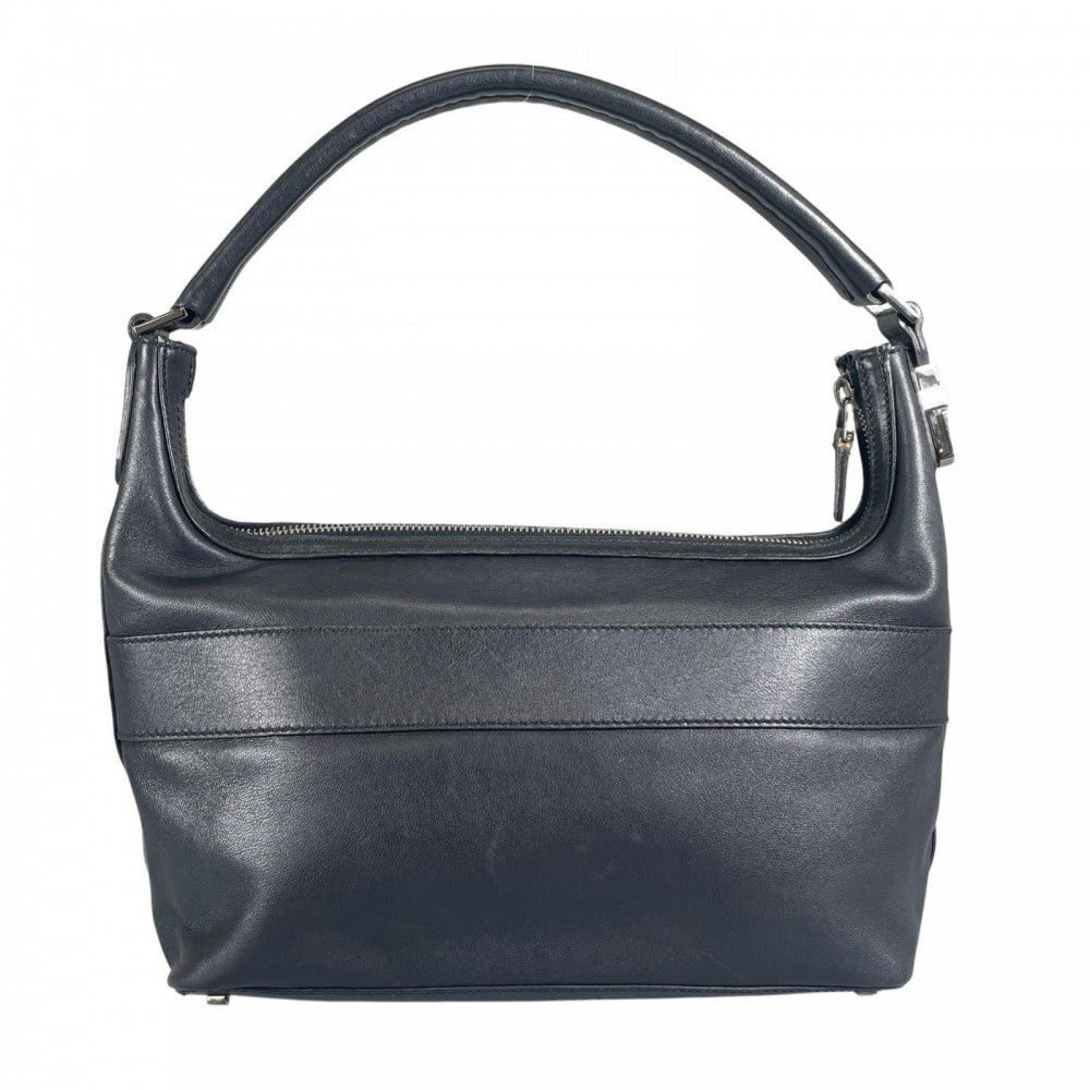 GUCCI グッチ ハンドバッグ 001 4302 レザー ブラック 黒 シルバー金具 レディース【中古品】