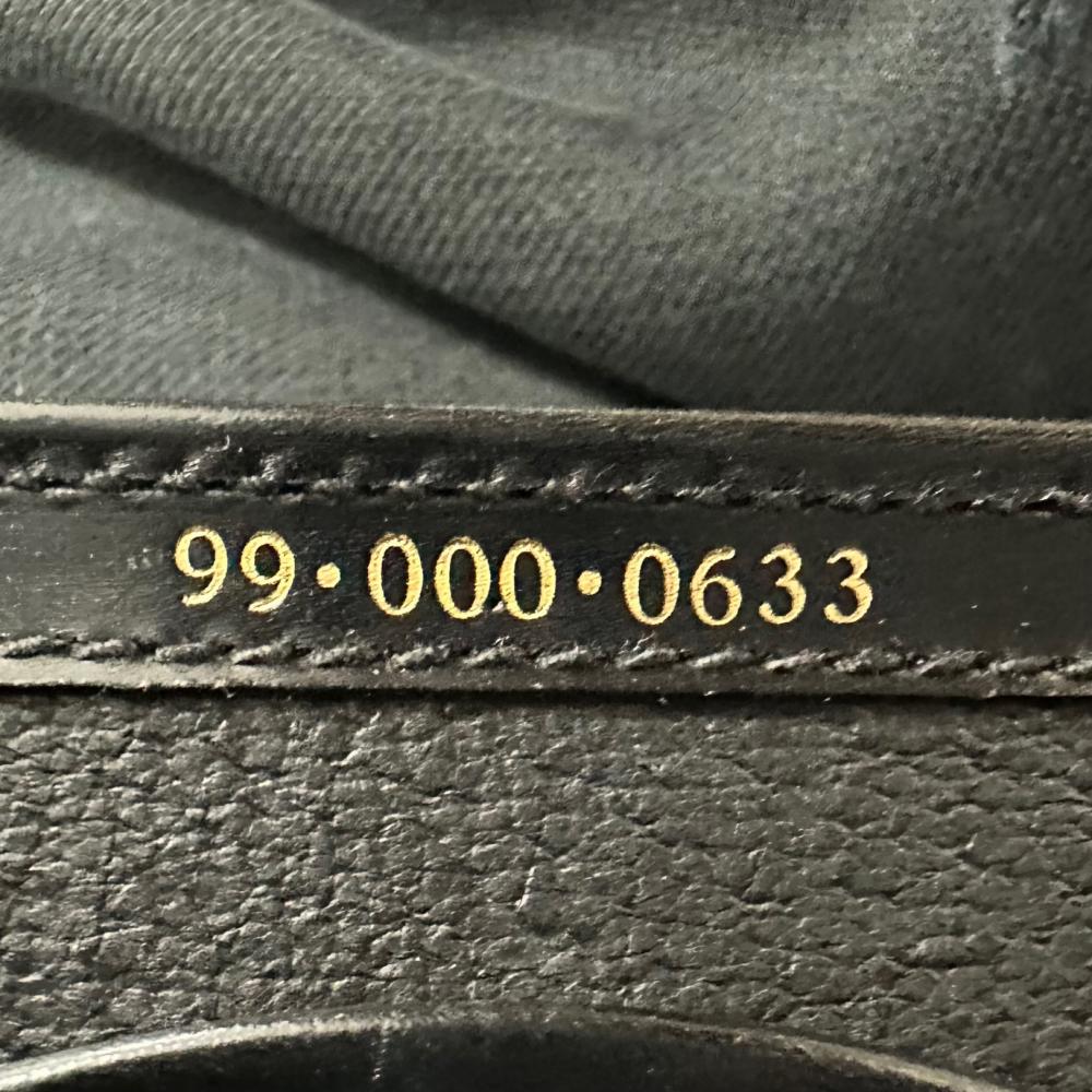GUCCI グッチ ハンドバッグ バンブー ヴィンテージ レザー ブラック 黒 ゴールド金具 レディース【中古品】
