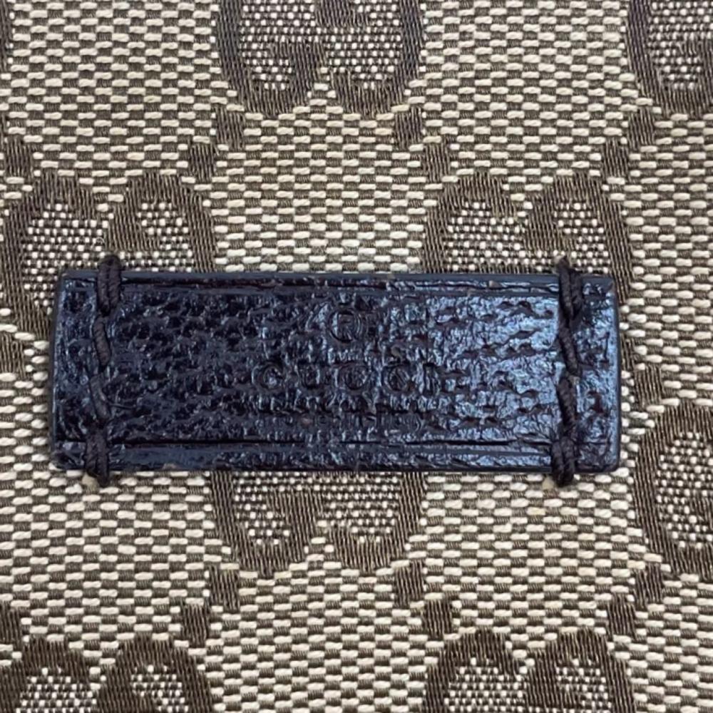 GUCCI グッチ ショルダーバッグ シェリーライン 181092 GGキャンバス カーフ ベージュ シルバー金具 レディース【中古品】
