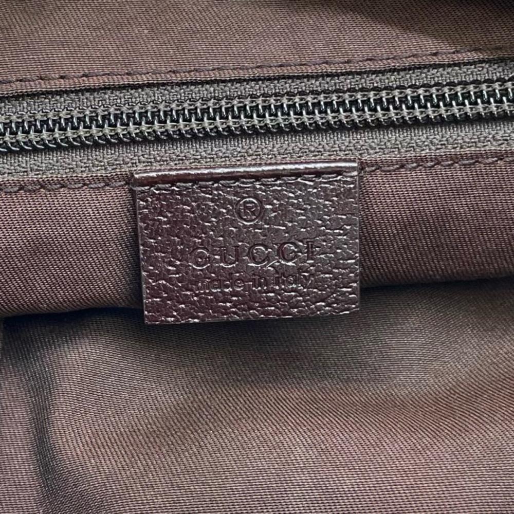 GUCCI グッチ ショルダーバッグ シェリーライン 181092 GGキャンバス カーフ ベージュ シルバー金具 レディース【中古品】