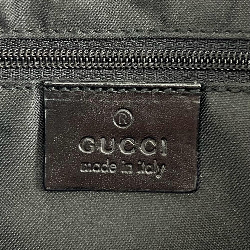 GUCCI グッチ ハンドバッグ ジャッキー ワンショルダー 0013306 GGキャンバス レザー レッド 赤 ブラック 黒 シルバー金具 レディース【中古品】