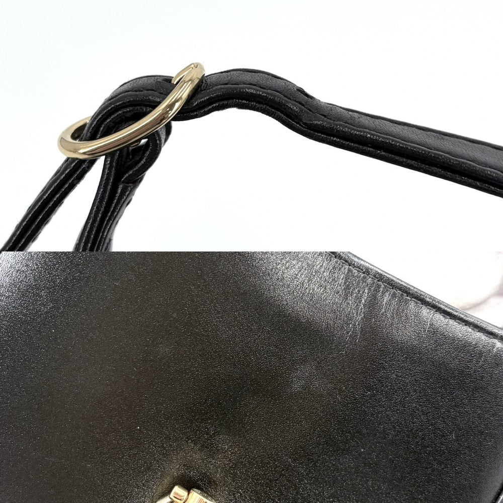 GUCCI グッチ 2WAY ジャッキー1961 ハンドバッグ ショルダーバッグ 小さめ 637091 レザー ブラック 黒 ゴールド金具 レディース【中古品】