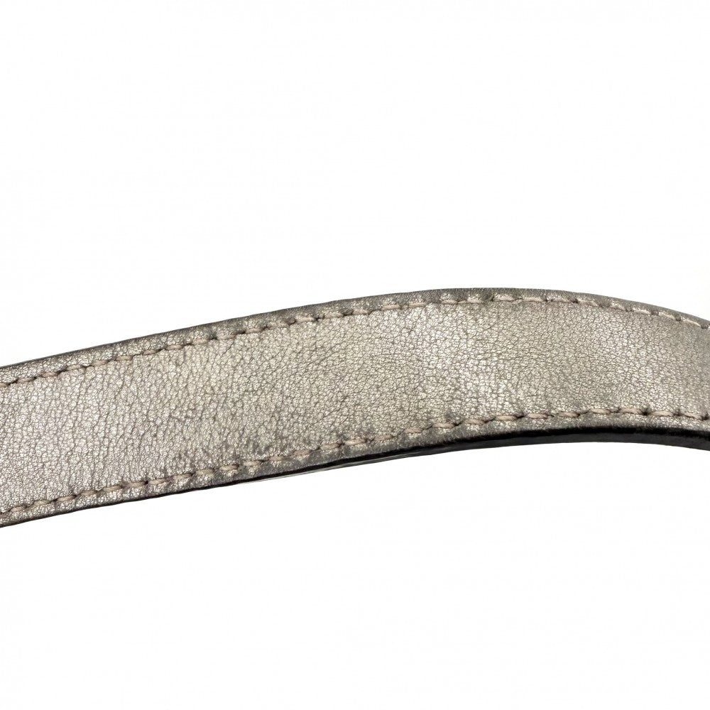 GUCCI グッチ ハンドバッグ GGインプリメ トートバッグ 211138 コーティングキャンバス レザー メタリックピンク シルバー金具 レディース【中古品】