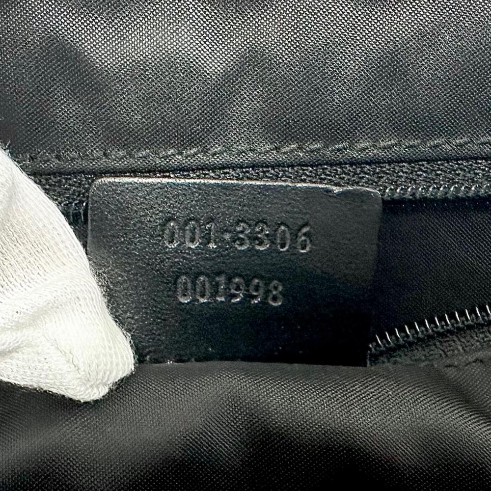 GUCCI グッチ ショルダーバッグ ジャッキー 001・3306 スムースレザー ブラック 黒 シルバー金具 レディース【中古品】