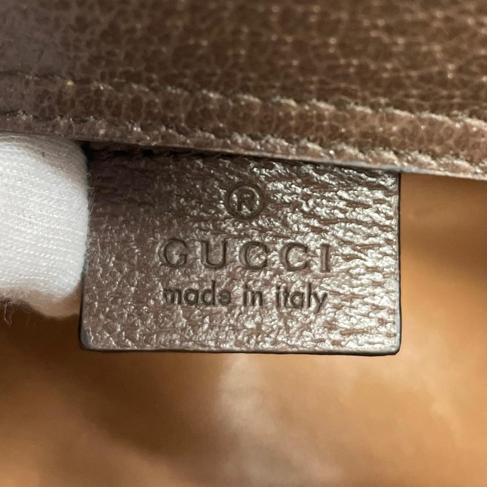 GUCCI グッチ ハンドバッグ ジャンボGG ダイアナ バンブーハンドル 655661 GGキャンバス レザー バンブー ブラウン 茶 ゴールド金具 レディース【中古品】