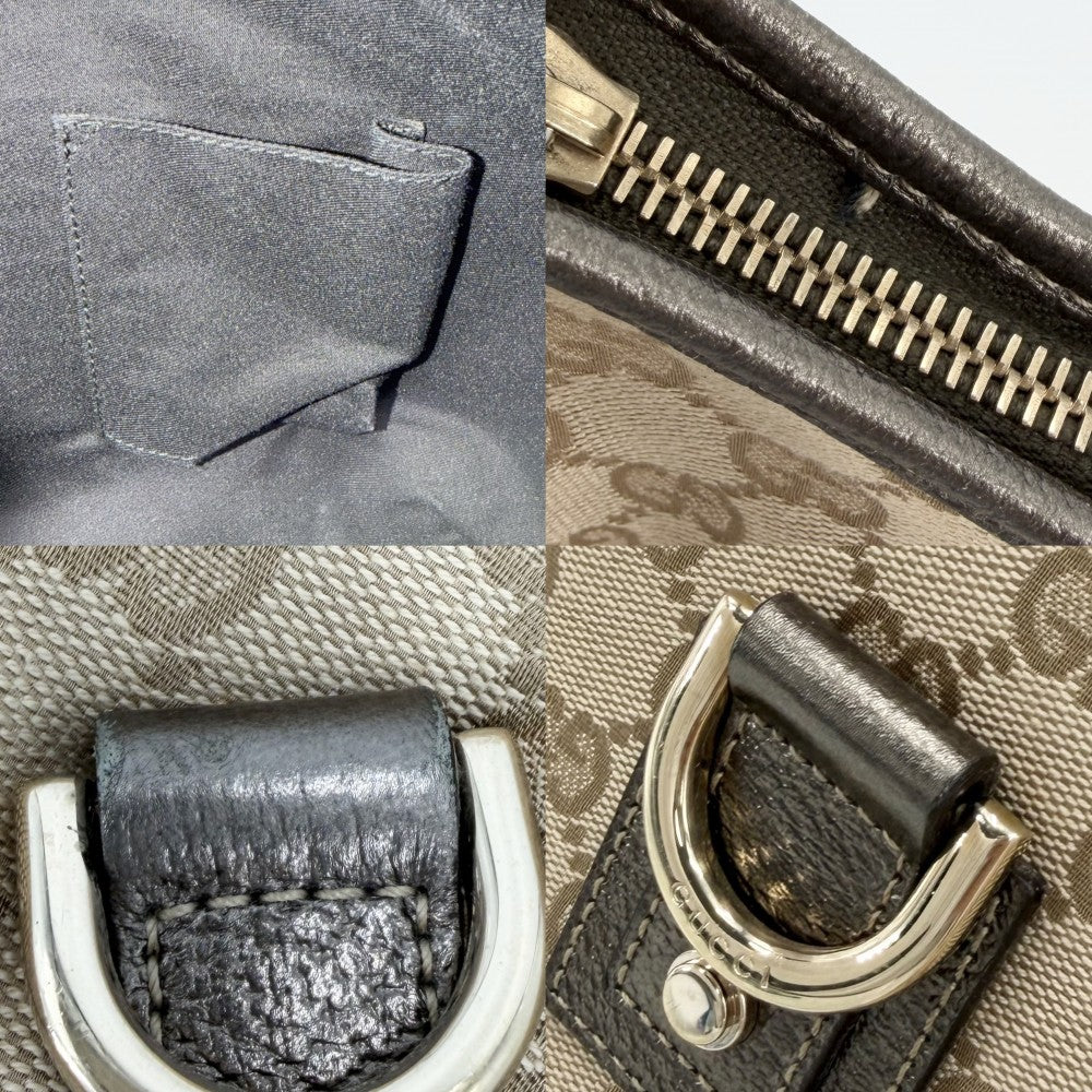 GUCCI グッチ ハンドバッグ アビー ワンハンドバッグ 130738 GGキャンバス ベージュ ゴールド金具 レディース【中古品】