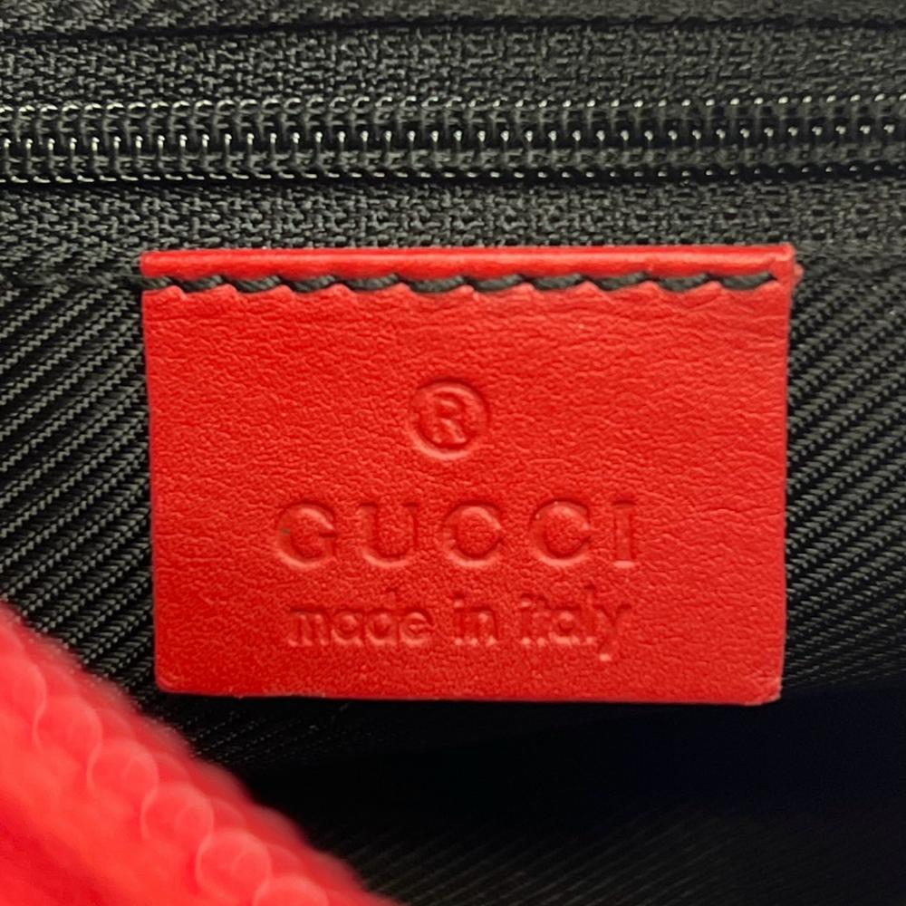 GUCCI グッチ ハンドバッグ モノグラム 000-0856 GGキャンバス レッド 赤 ゴールド金具 レディース【中古品】