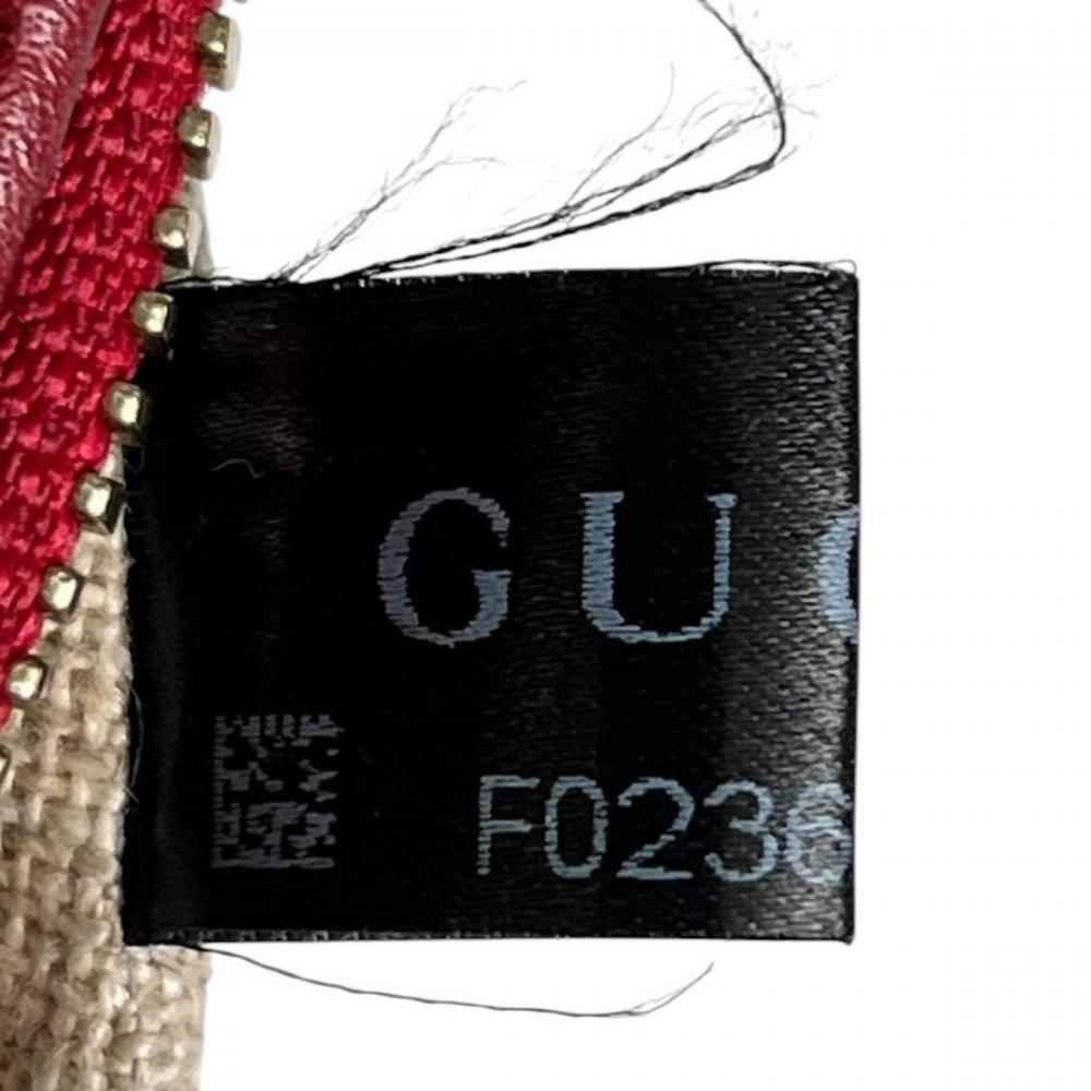 GUCCI グッチ ショルダーバッグ マイクログッチシマ ドームバッグ 449654 レザー レッド 赤 ゴールド金具 レディース【中古品】