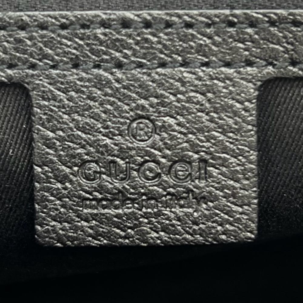 GUCCI グッチ ハンドバッグ モノグラム 120886 GGキャンバス レザー ブラック 黒 ゴールド金具 レディース【中古品】
