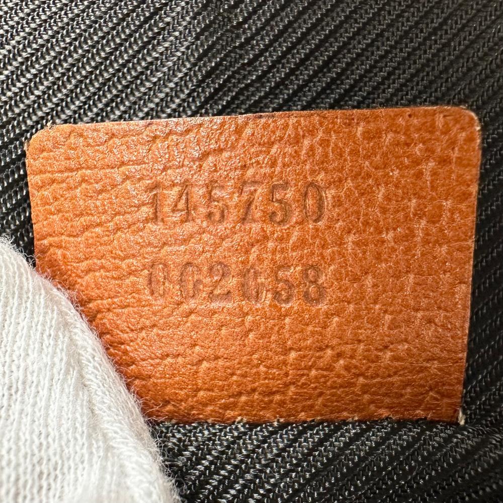 GUCCI グッチ ハンドバッグ アビー アクセサリーポーチ 145750 GGキャンバス ブラウン 茶 オレンジ ゴールド金具 レディース【中古品】