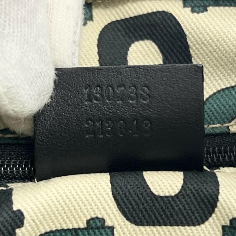 GUCCI グッチ ハンドバッグ アビー ホーボー 130738 レザー ブラック 黒 ゴールド金具 レディース【中古品】