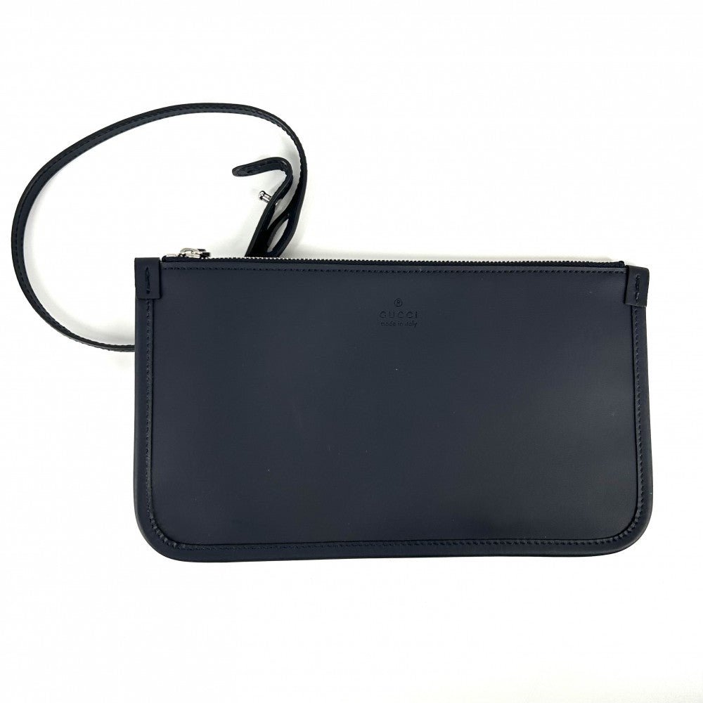 【開店SALE】 GUCCI グッチ トートバッグ ロゴ ハンドバッグ かばん 鞄 772176 GGスプリームキャンバス ベージュ ネイビー 紺 シルバー金具 レディース【中古品】