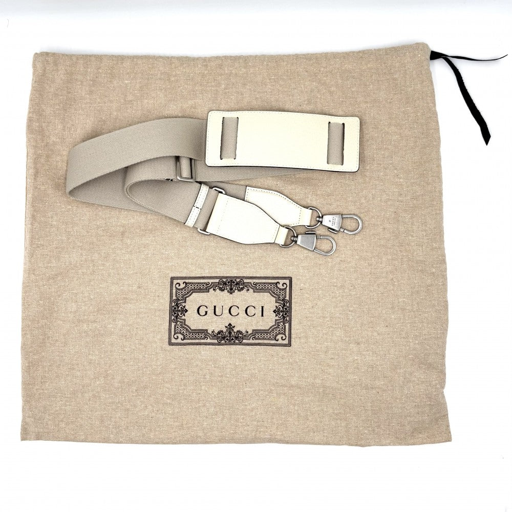 【開店SALE】 GUCCI グッチ 2WAY インターロッキングG トートバッグ ショルダーバッグ ハンドバッグ 鞄 かばん 701737 キャンバス レザー アイボリー シルバー金具 レディース【中古品】