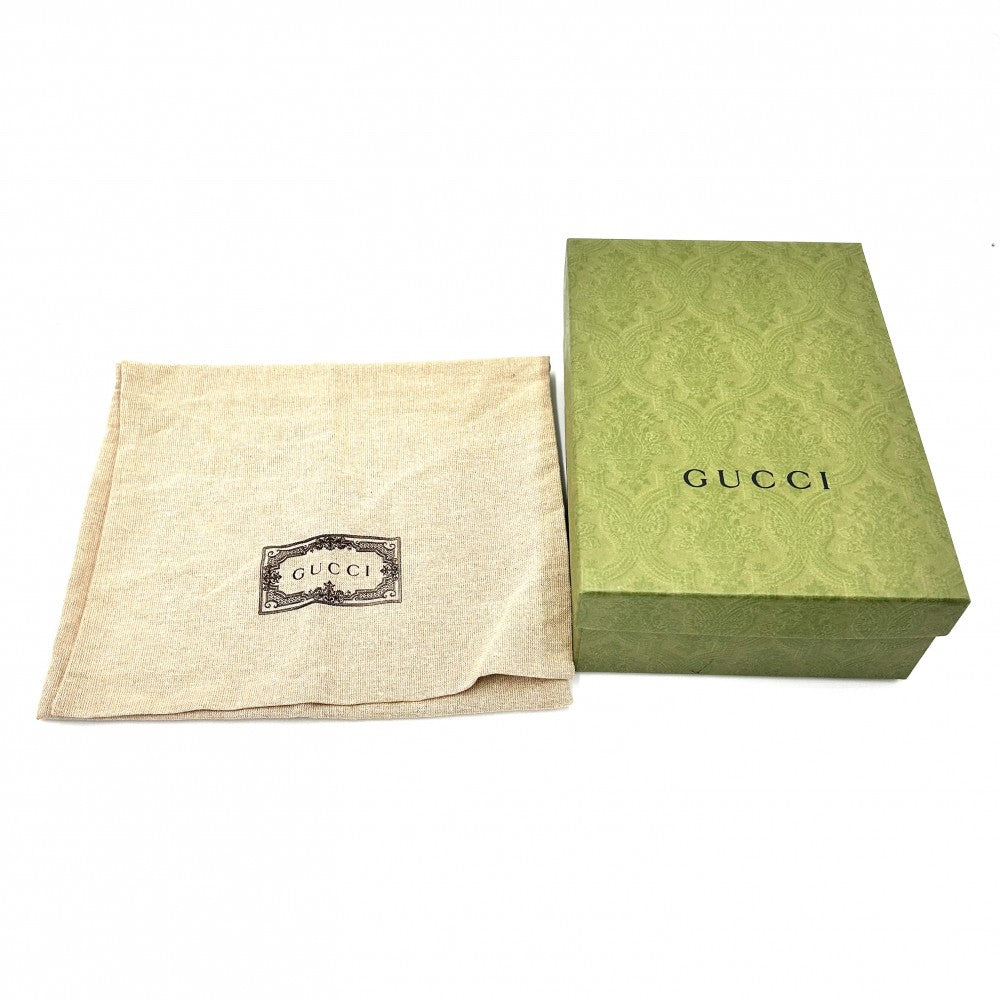GUCCI グッチ ショルダーバッグ GG ブロンディ チェーンポシェット 小さめ かばん 鞄 760315 レザー ブラック 黒 シルバー金具 レディース【中古品】