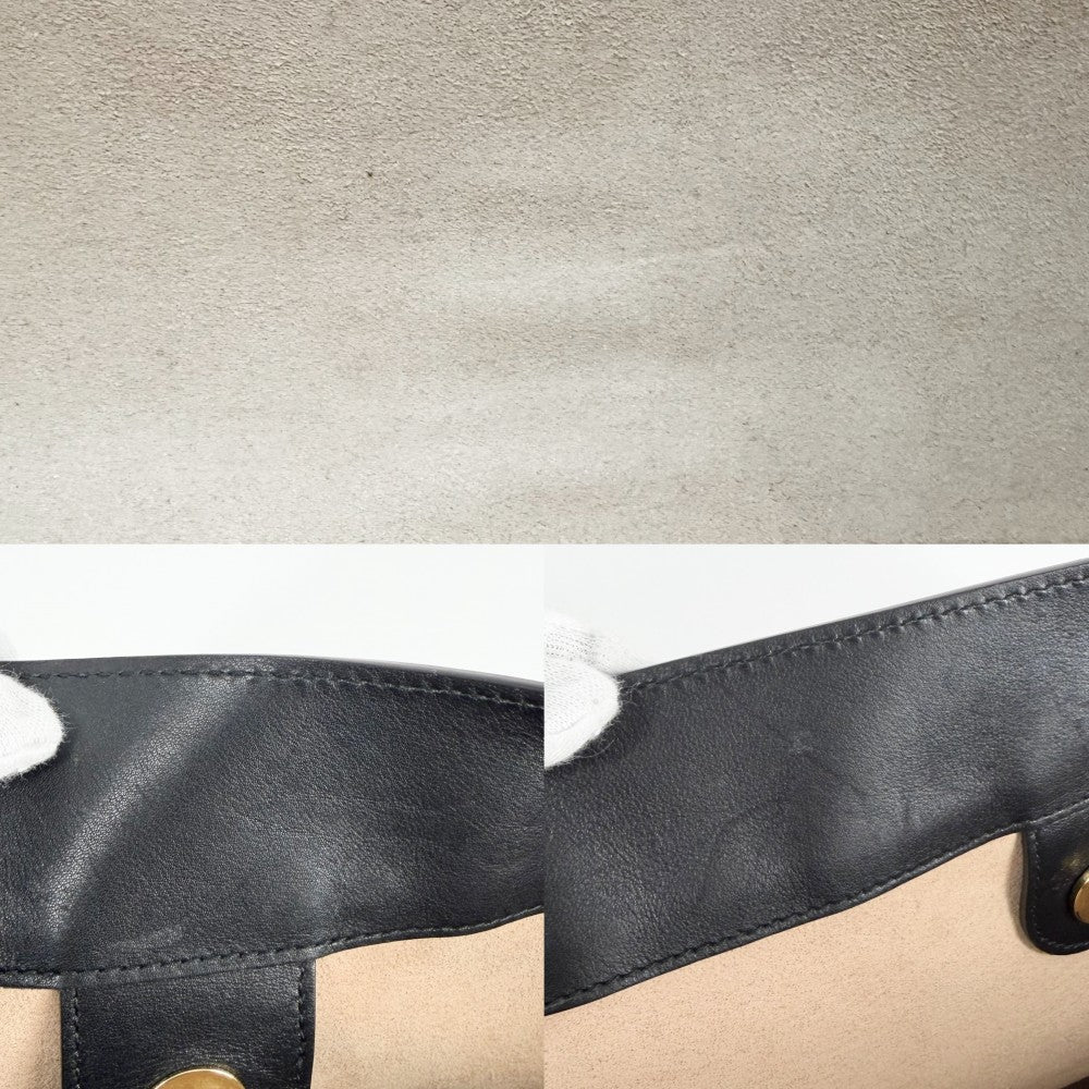 GUCCI グッチ トートバッグ チェーン ラジャ ハンドバッグ 537219 ツイード レザー レッド 赤 ブラック 黒 ゴールド金具 レディース【中古品】