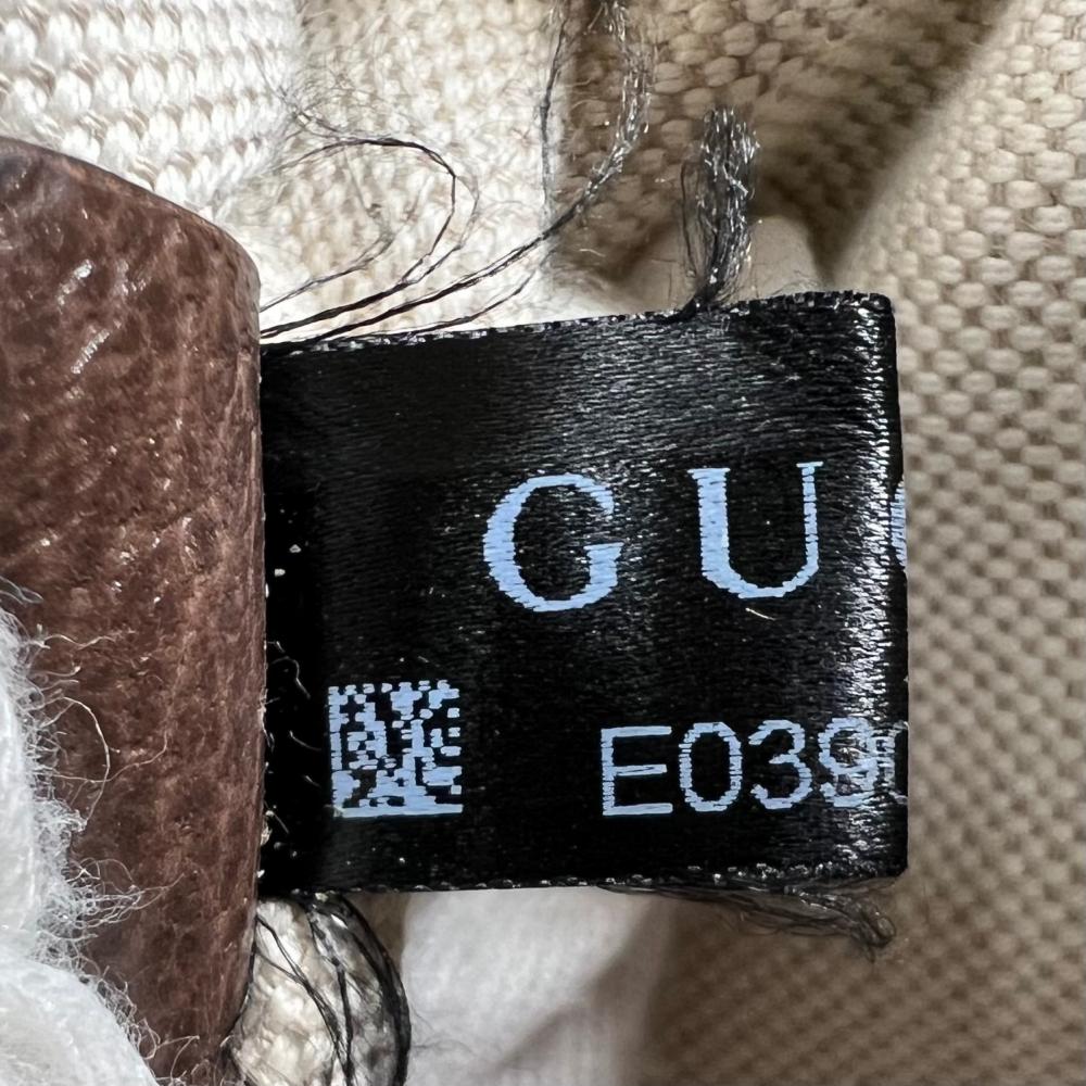 GUCCI グッチ ショルダーバッグ GGジャンボ シェリーライン 696031 GGキャンバス レザー ブラウン 茶 レッド 赤 ゴールド金具 メンズ【中古品】