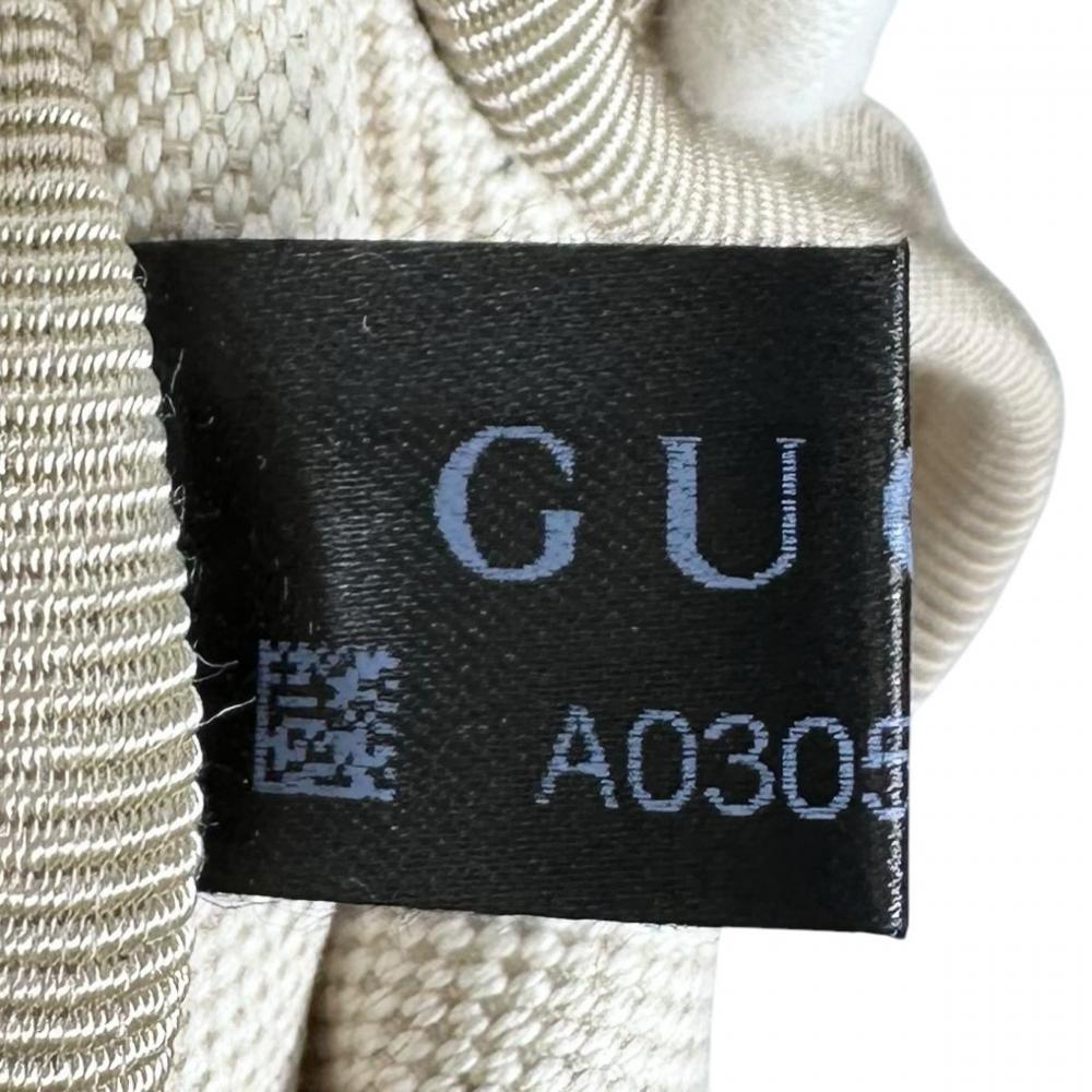 GUCCI グッチ ボディバッグ シェリーライン ロゴプリント ウエストポーチ 527792 レザー ブラック 黒 アンティークゴールド金具 メンズ【中古品】