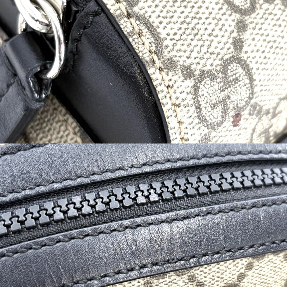 GUCCI グッチ リュック スモールバックパック かばん 鞄 メンズ レディース 男女兼用 429020 GGスプリームキャンバス レザー ベージュ ブラック 黒 シルバー金具 ユニセックス【中古品】
