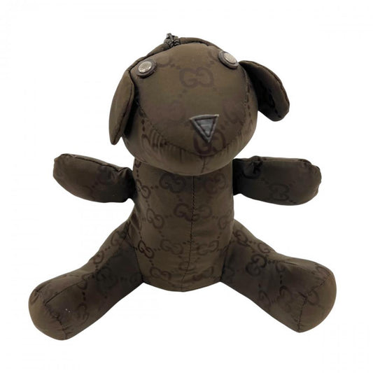 GUCCI グッチ トートバッグ クマ エコバッグ 223669 ナイロン ブラウン 茶 ブラウン金具 レディース【中古品】
