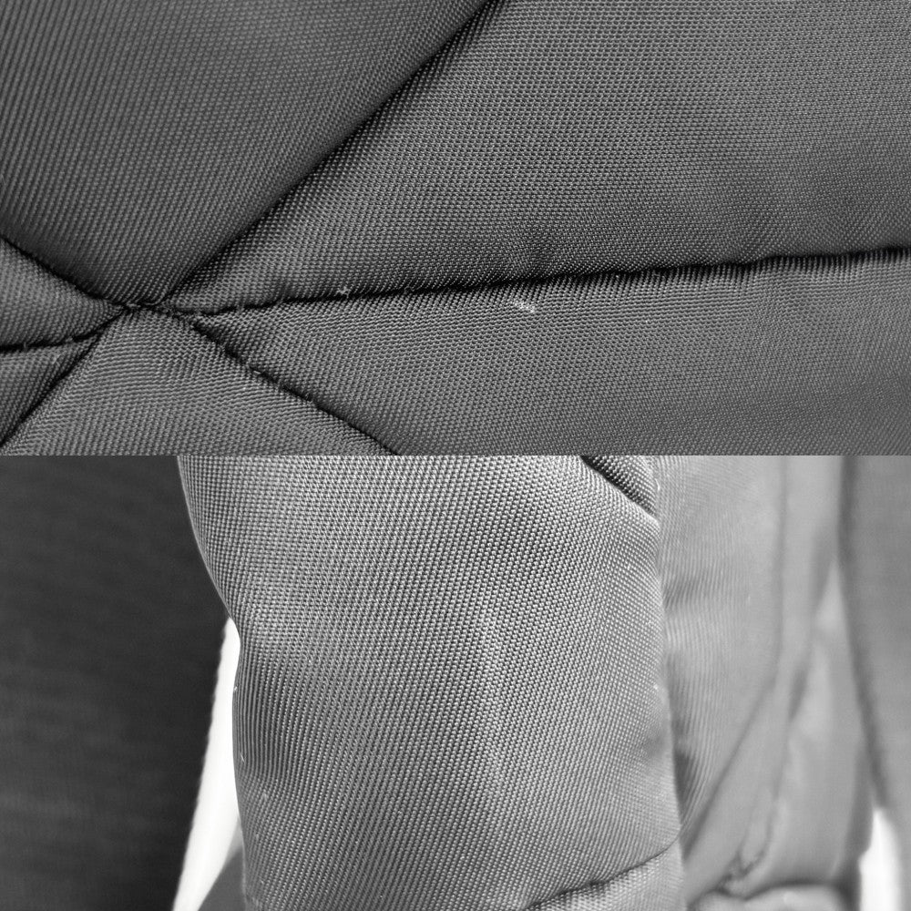 PRADA プラダ ショルダーバッグ パデッドRe-Nylon トライアングルロゴ メンズ レディース 男女兼用 1BC151 ナイロン ブラック 黒 シルバー金具 ユニセックス【中古品】
