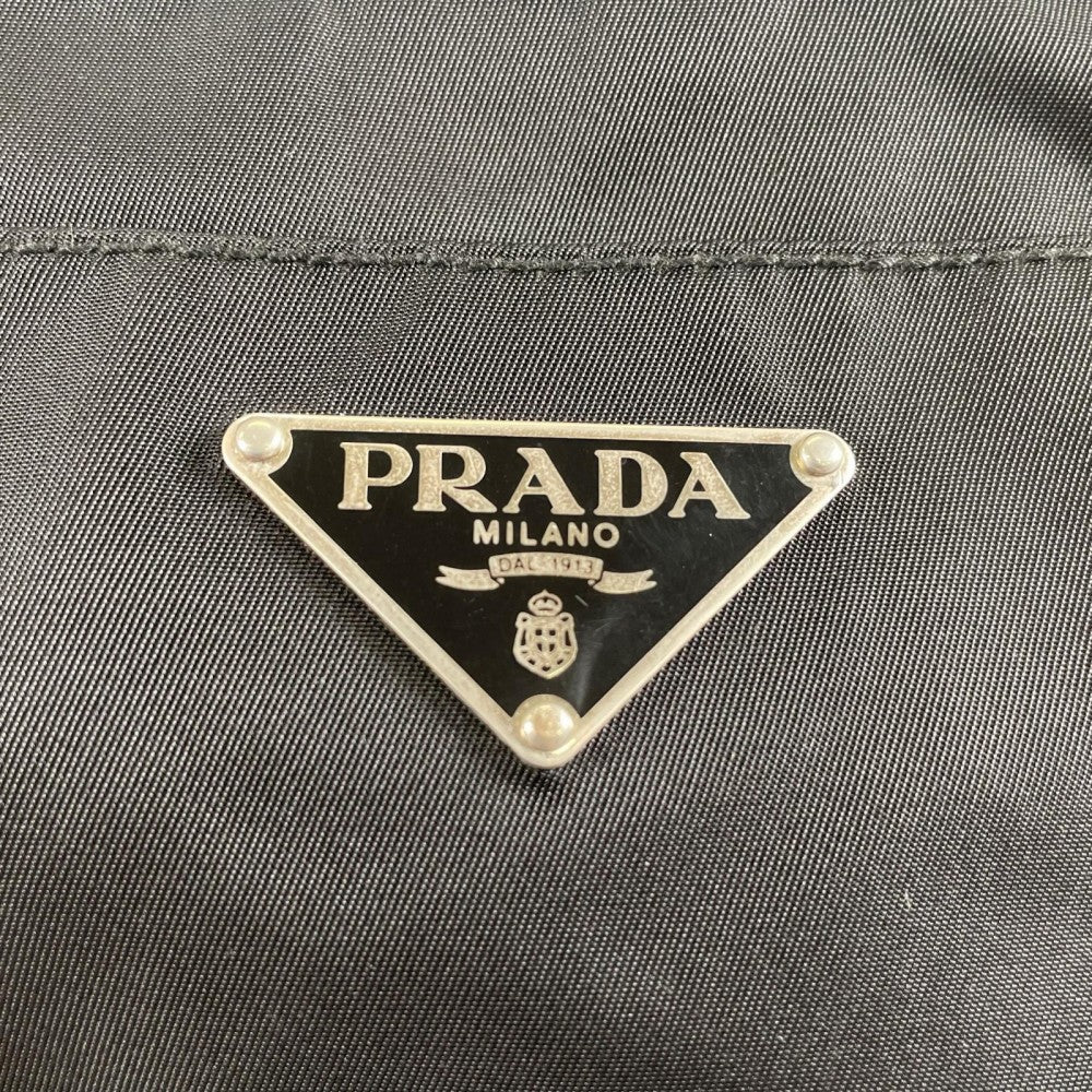PRADA プラダ ハンドバッグ BR2311 ナイロン ブラック 黒 シルバー金具 レディース【中古品】