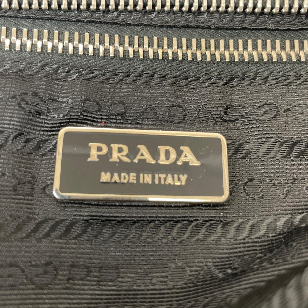 PRADA プラダ ハンドバッグ BR2311 ナイロン ブラック 黒 シルバー金具 レディース【中古品】