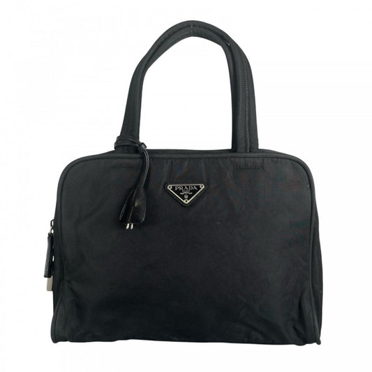 PRADA プラダ ハンドバッグ ナイロン ブラック 黒 ユニセックス【中古品】