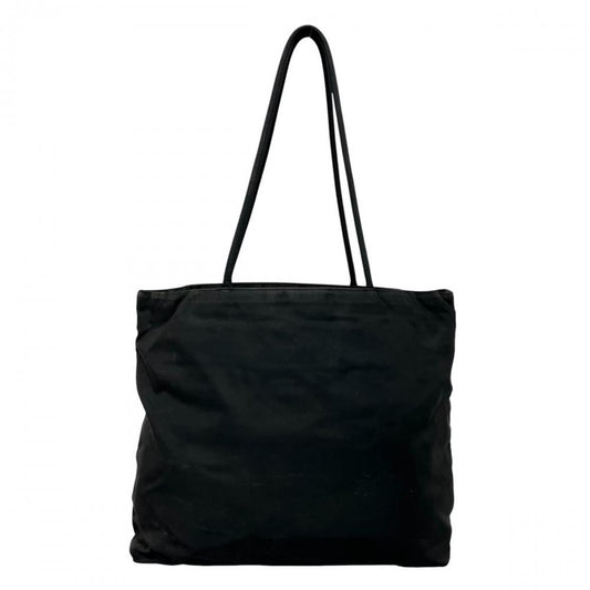 PRADA プラダ トートバッグ テスート 三角ロゴプレート B4681 ナイロン ブラック 黒 シルバー金具 レディース【中古品】