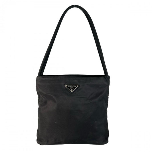 PRADA プラダ トートバッグ テスート トライアングルロゴ B6243 ナイロン ブラック 黒 レディース【中古品】
