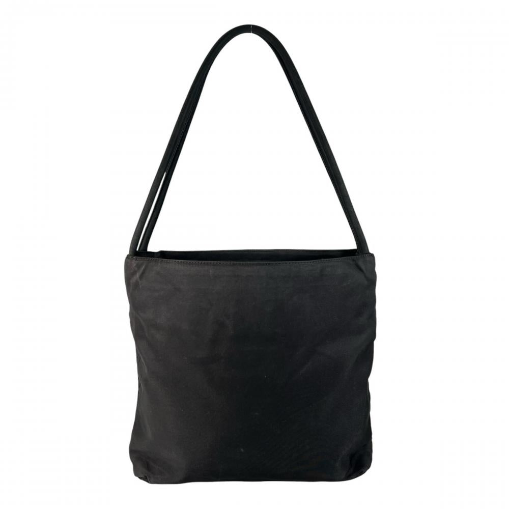 PRADA プラダ トートバッグ テスート トライアングルロゴ B6243 ナイロン ブラック 黒 レディース【中古品】