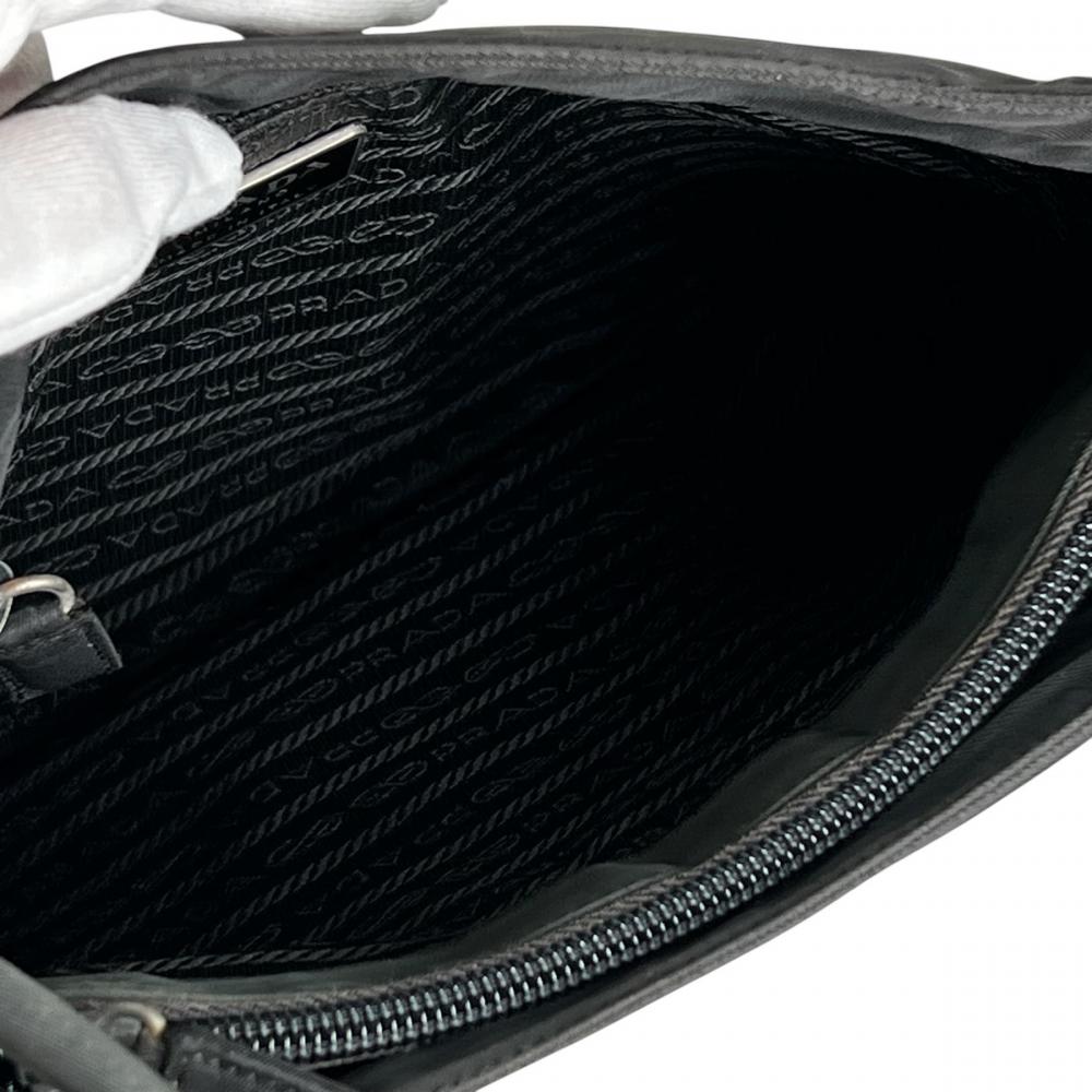 PRADA プラダ トートバッグ テスート トライアングルロゴ B6243 ナイロン ブラック 黒 レディース【中古品】
