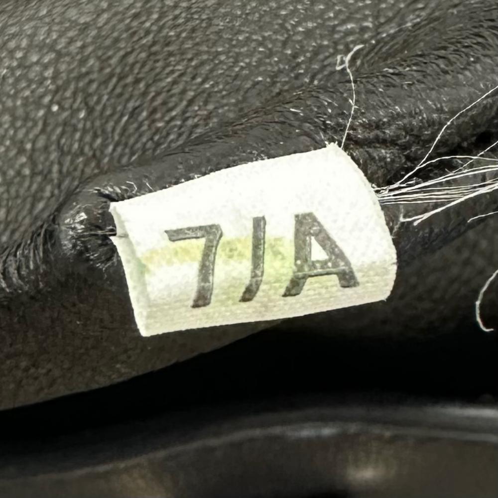 PRADA プラダ トートバッグ トライアングルロゴ サフィアーノレザー ブラック 黒 シルバー金具 メンズ【中古品】