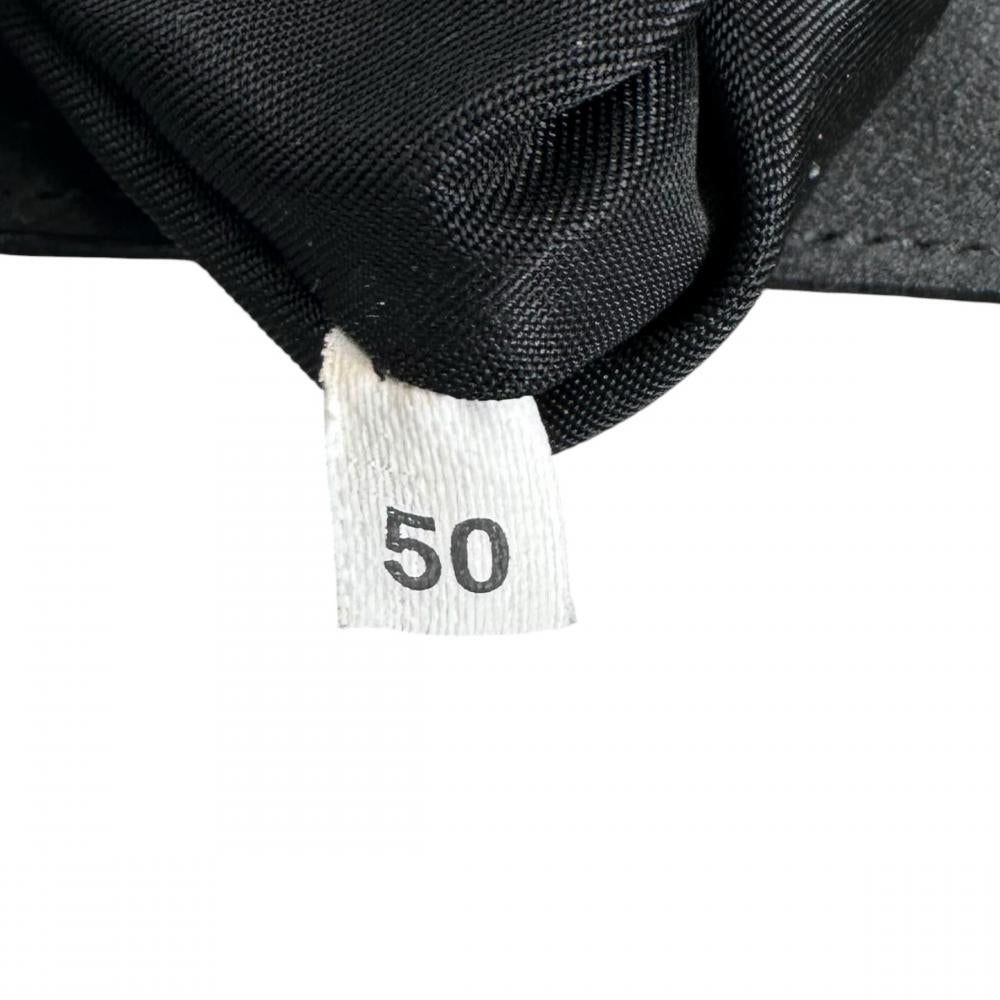 PRADA プラダ ハンドバッグ クリアハンド トライアングルロゴ ヴィンテージ ナイロン ブラック 黒 シルバー金具 レディース【中古品】