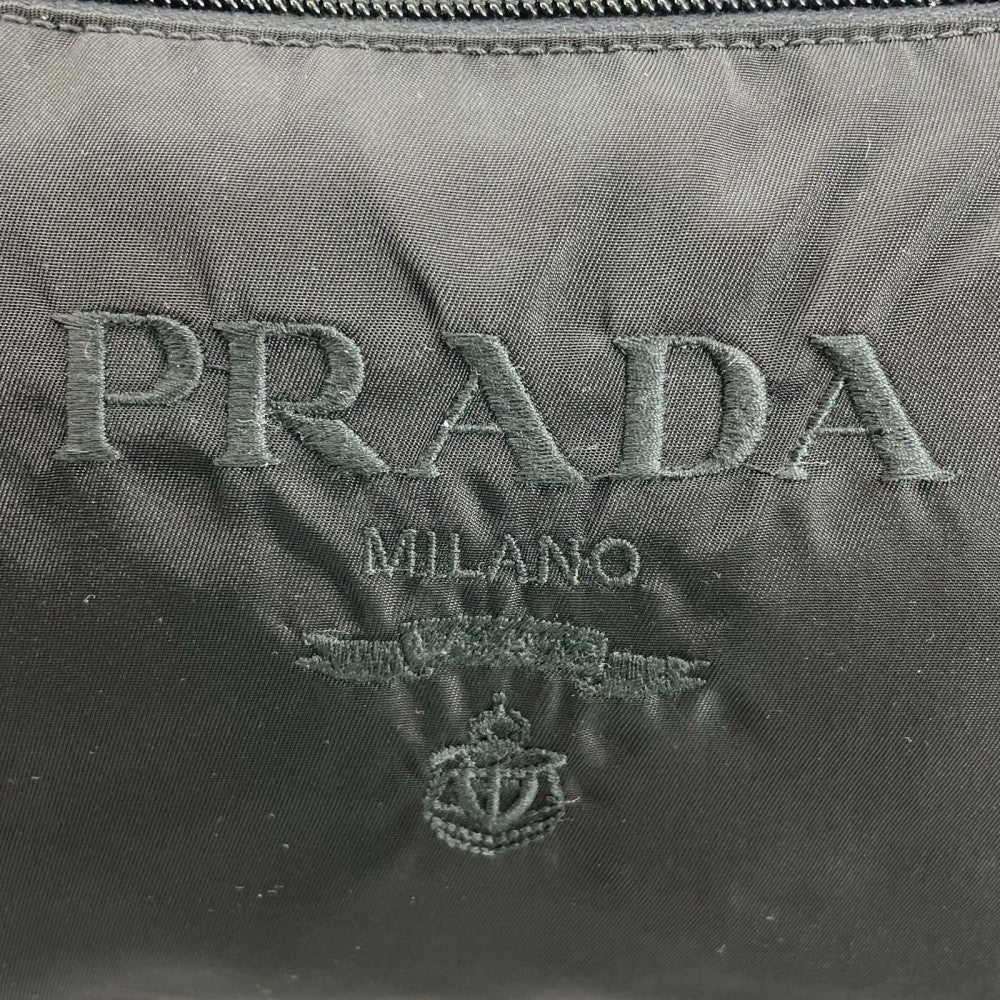 PRADA プラダ ポーチ ナイロン ブラック 黒 その他金具 レディース【中古品】