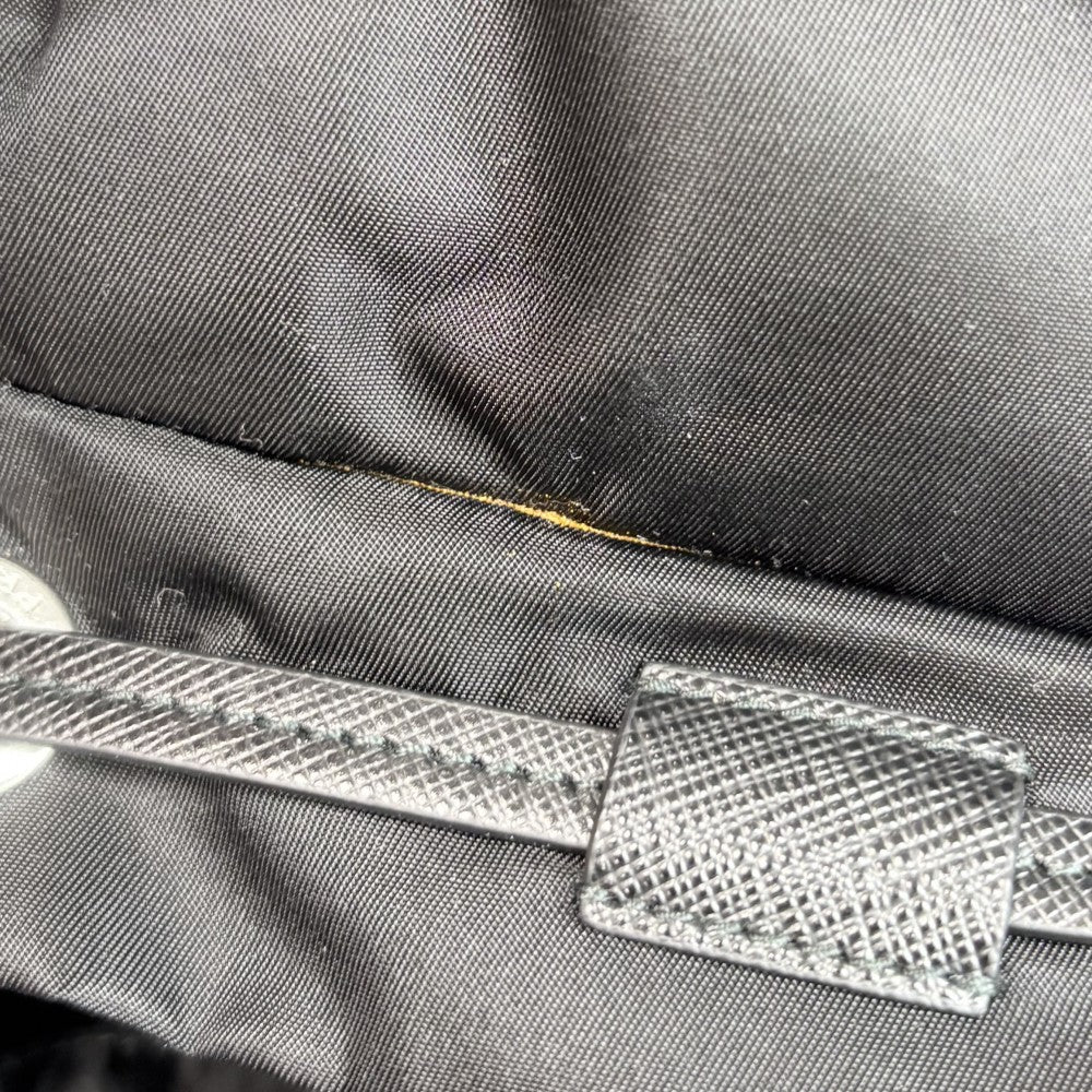 PRADA プラダ リュック テスート ロボット バックパック トライアングルロゴ メンズ レディース 1BZ811 ナイロン レザー ブラック 黒 シルバー金具 ユニセックス【中古品】