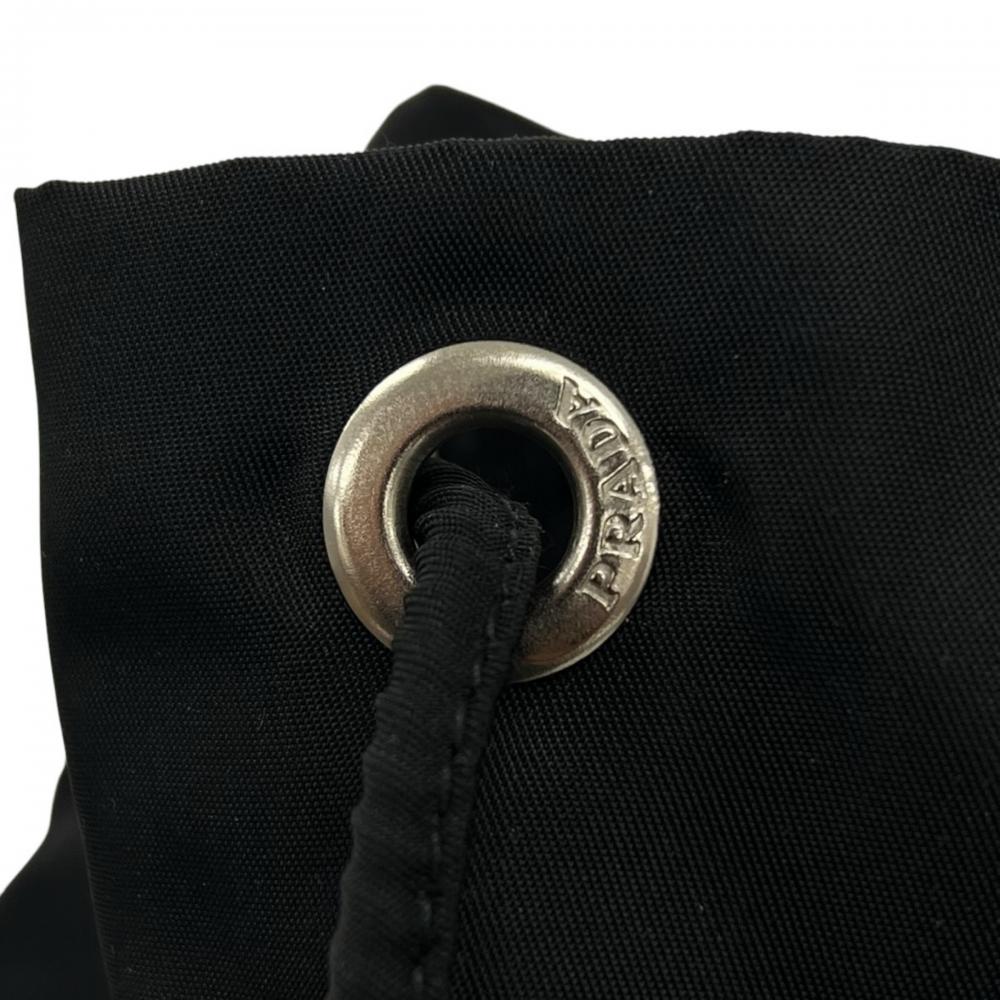 PRADA プラダ リュック ヴェラ テスート B2811 ナイロン ブラック 黒 シルバー金具 レディース【中古品】