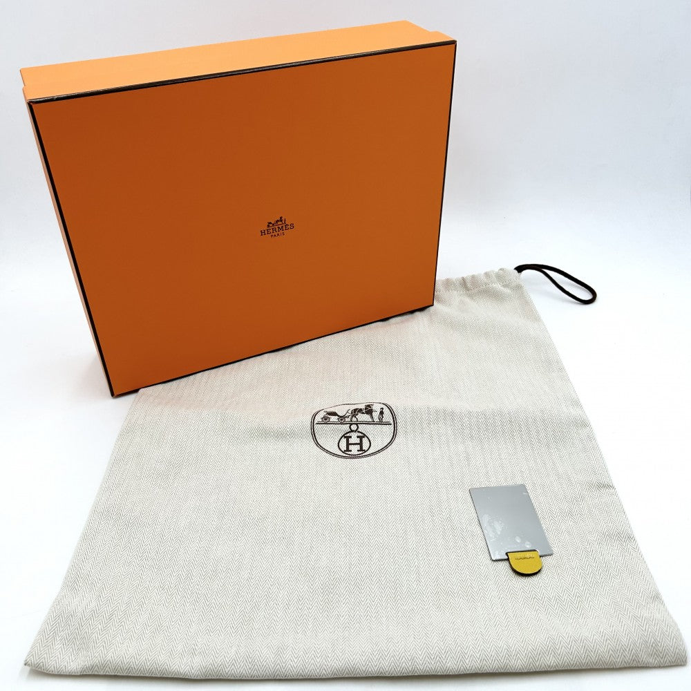 【開店SALE】 HERMES エルメス ショルダーバッグ コンスタンス3 ミニ ポシェット 革 かばん 鞄 B刻印 シェーブル イエロー シルバー金具 レディース 2023年【中古品】