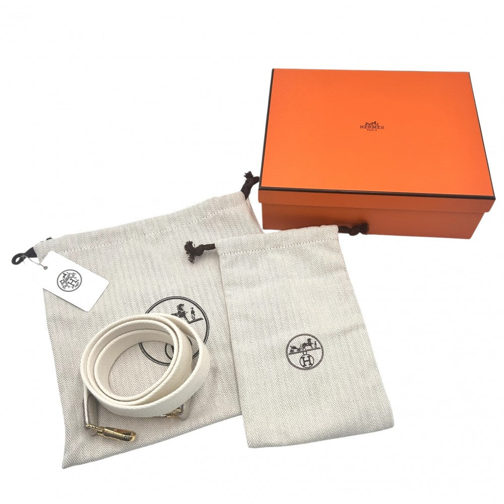 【開店SALE】 HERMES エルメス ショルダーバッグ エブリンTPM ポシェット Evelyne 小さめ かばん 鞄 Z刻印 トリヨン オフホワイト ゴールド金具 レディース 2021年【中古品】