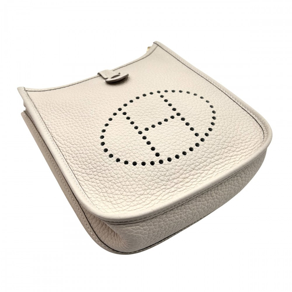 【開店SALE】 HERMES エルメス ショルダーバッグ エブリンTPM ポシェット Evelyne 小さめ かばん 鞄 Z刻印 トリヨン オフホワイト ゴールド金具 レディース 2021年【中古品】