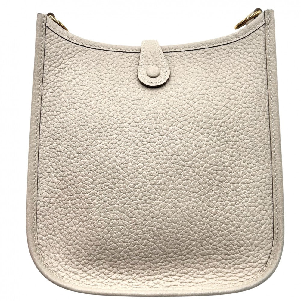 【開店SALE】 HERMES エルメス ショルダーバッグ エブリンTPM ポシェット Evelyne 小さめ かばん 鞄 Z刻印 トリヨン オフホワイト ゴールド金具 レディース 2021年【中古品】