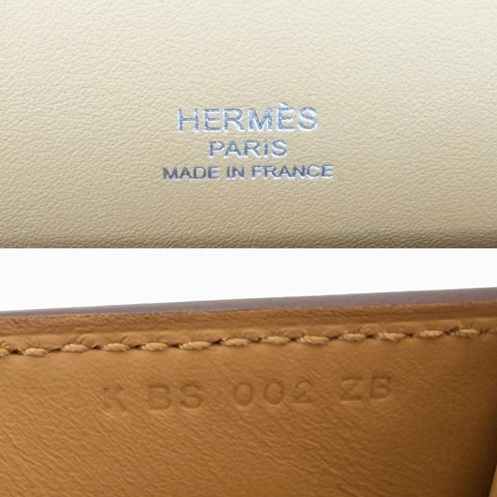 HERMES エルメス ショルダーバッグ ゲタ K刻印 レザー ブラウン系 シルバー金具 レディース 2025年【中古品】
