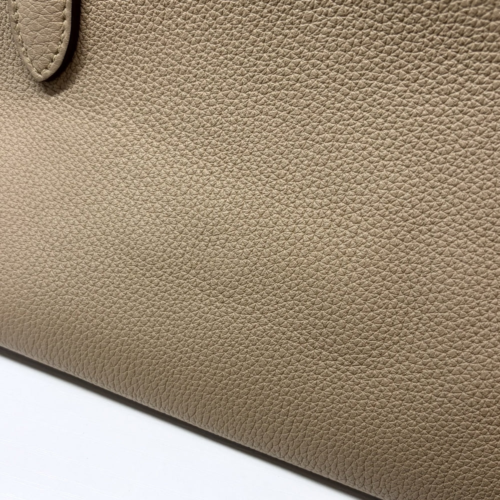 HERMES エルメス ショルダーバッグ ヴィドポッシュ ボディバッグ K刻印 トゴ ベージュ シルバー金具 メンズ 2025年【中古品】