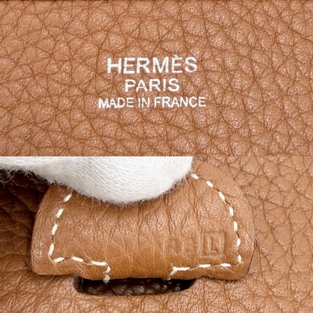 HERMES エルメス ショルダーバッグ エブリン１PM Evelyne □L刻印 レザー ブラウン 茶 シルバー金具 レディース 2008年【中古品】