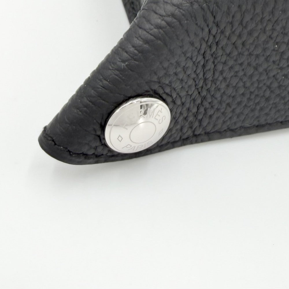 HERMES エルメス ショルダーバッグ ヴィドポッシュ ボディバッグ K刻印 レザー ブラック 黒 シルバー金具 ユニセックス 2025年【中古品】