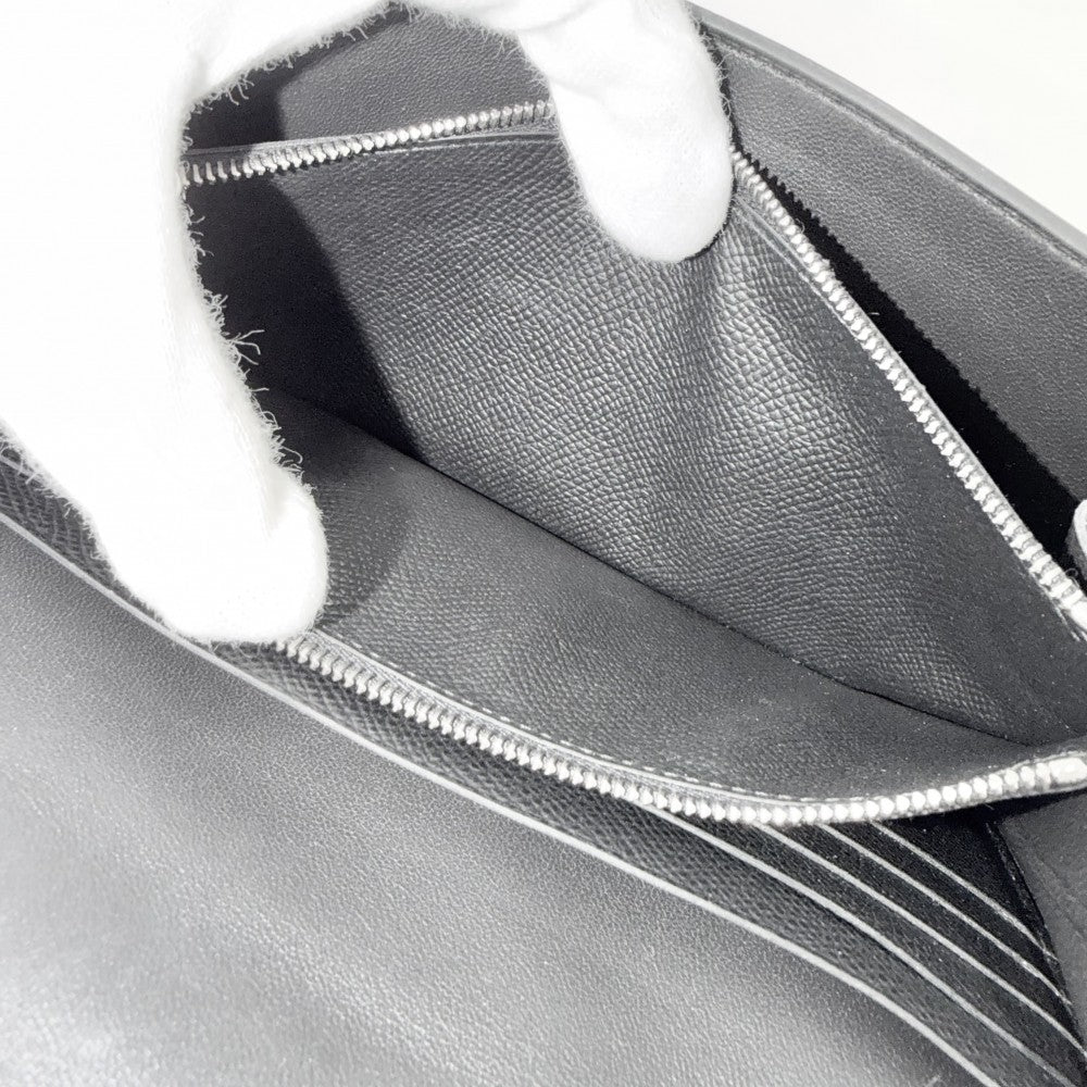 HERMES エルメス 長財布 コンスタンスロング　トゥーゴー ショルダーバッグ ロングウォレット ショルダーウォレット K刻印 ヴォーエプソン ブラック 黒 シルバー金具 レディース 2025年【中古品】
