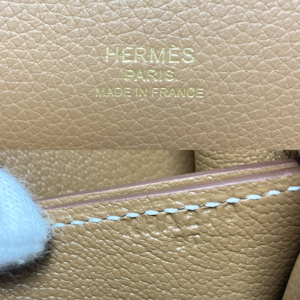 HERMES エルメス ショルダーバッグ ルリ サックロウリス　ミニ K刻印 レザー ブラウン 茶 ゴールド金具 レディース 2025年【中古品】