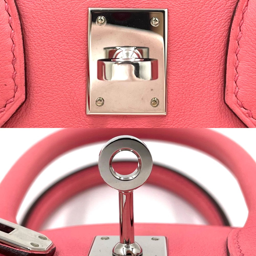 HERMES エルメス ハンドバッグ バーキン25 内縫い 鞄 かばん D刻印 スイフト ピンク ゴールド金具 レディース 2019年【中古品】