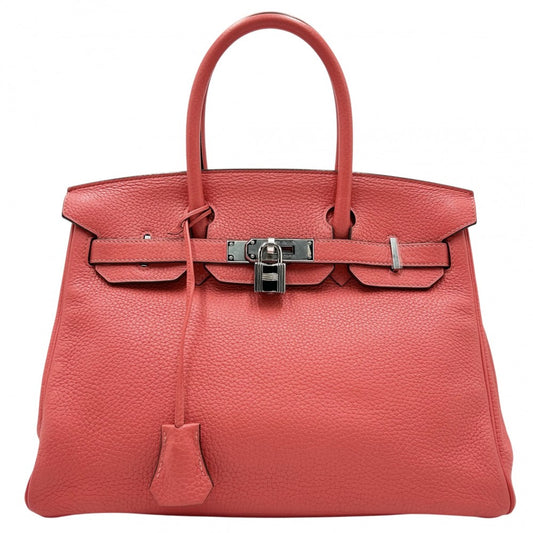 【開店SALE】 HERMES エルメス ハンドバッグ バーキン30 内縫い 鞄 かばん Z刻印 レザー ピンク系 シルバー金具 レディース 2021年【中古品】