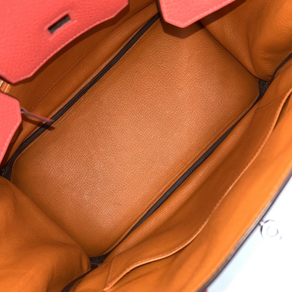 【開店SALE】 HERMES エルメス ハンドバッグ バーキン30 内縫い 鞄 かばん Z刻印 レザー ピンク系 シルバー金具 レディース 2021年【中古品】